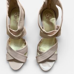 Seychelles Cream Strappy Heels